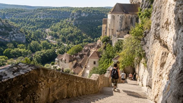 Pourquoi gravir le grand escalier de Rocamadour ?