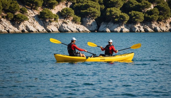 Kayak à hyères : location et itinéraires en mer
