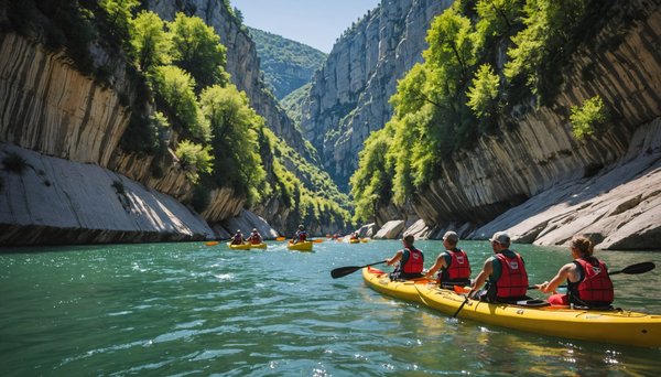 Gorges ardèche kayak : naviguer dans le canyon avec le camping le pommier